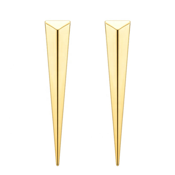 Dagger - Punk styled 18k gold earring