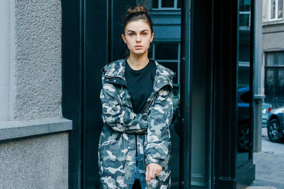 camouflage coat