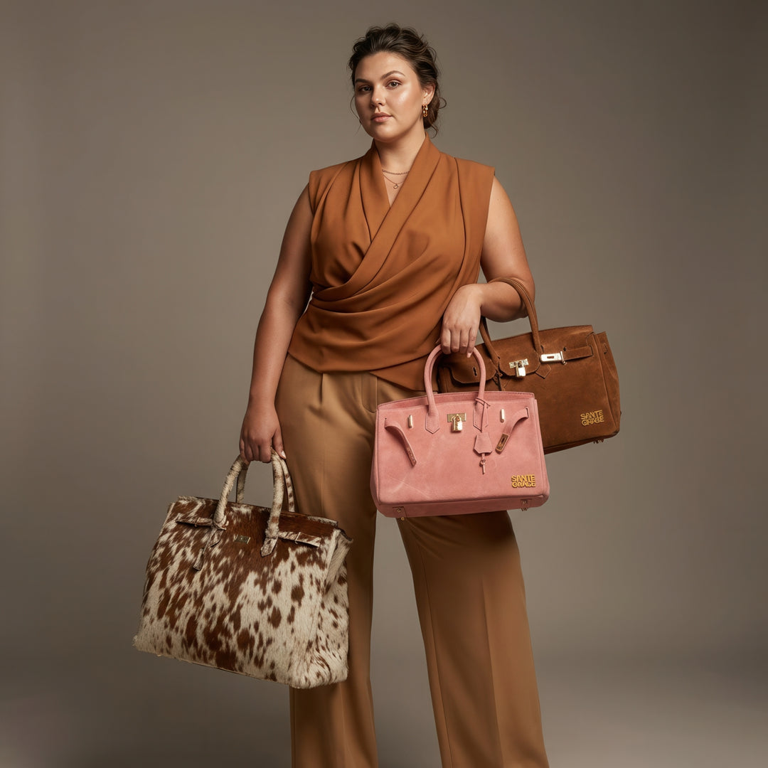 The Ripley 35 Carryall in Pink Suede