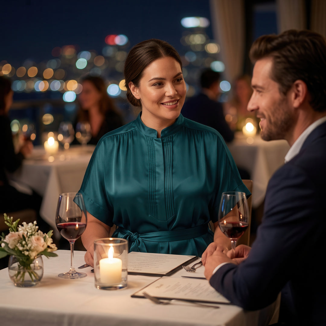 The Traveler Caftan - Plus Size Dress Crafted in Velora™