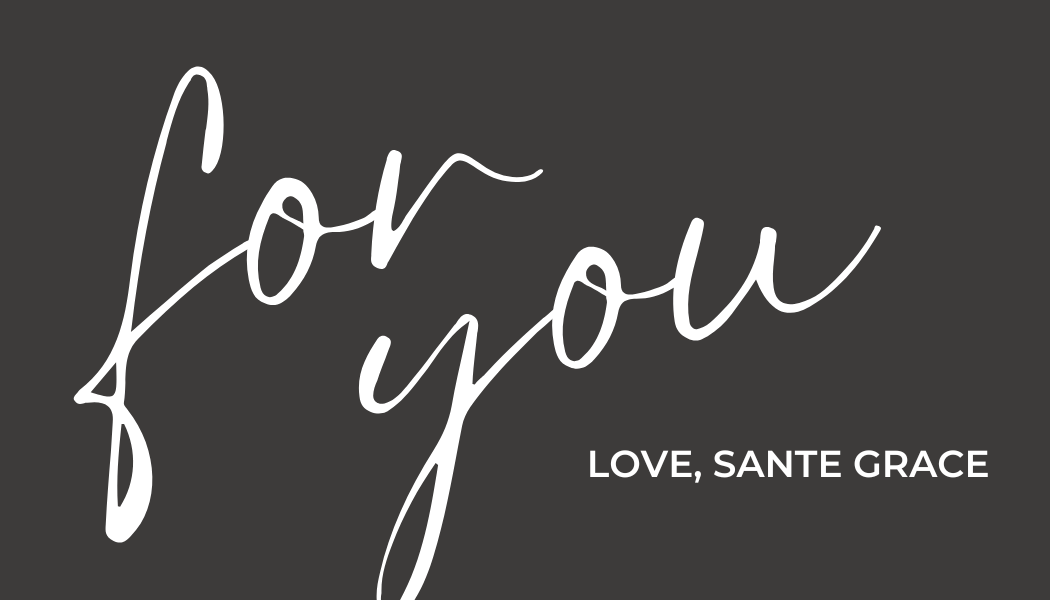 Sante Grace E-Gift Card 2025