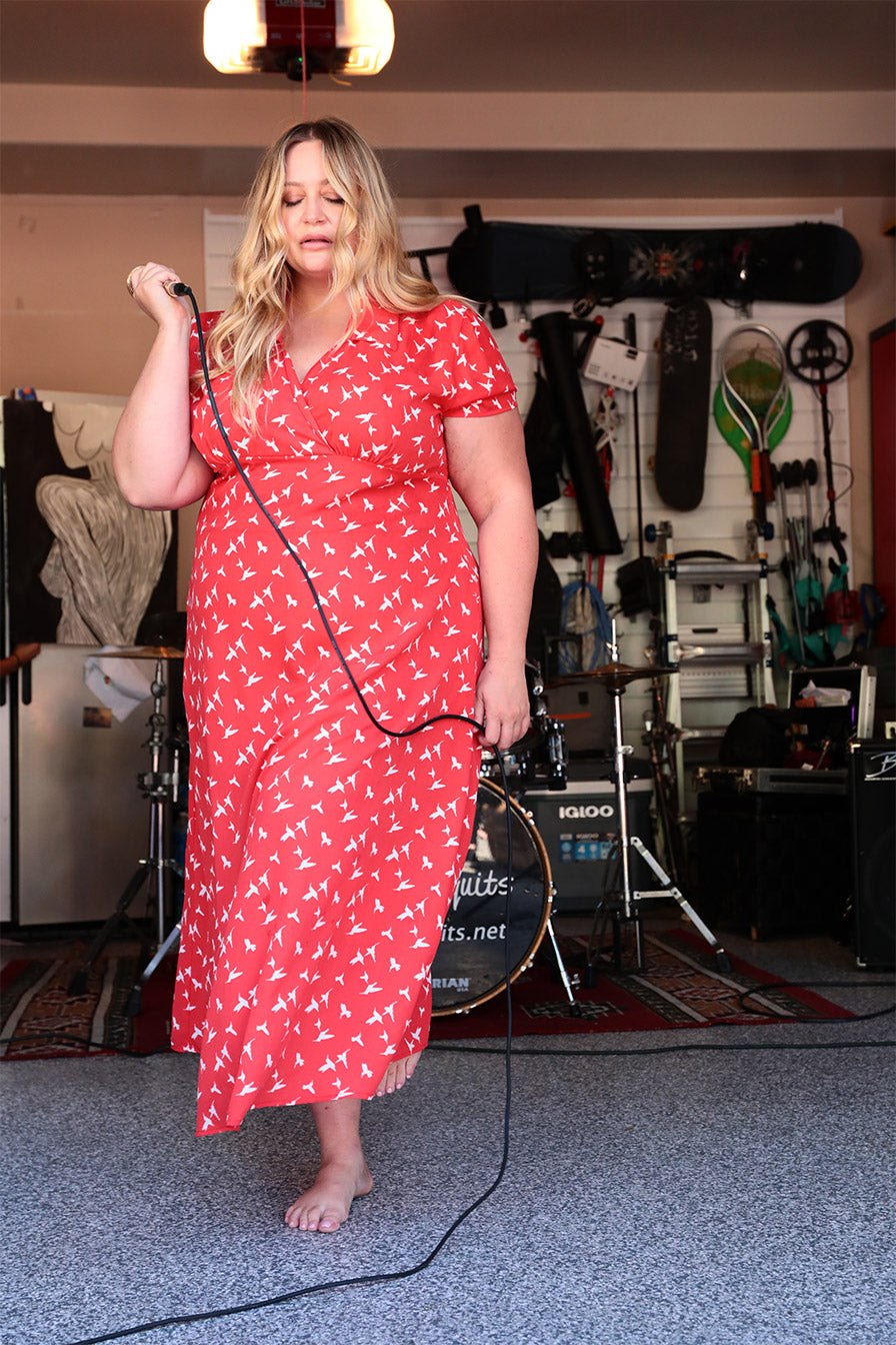 Vintage Inspired Dresses 1x / Persimmon