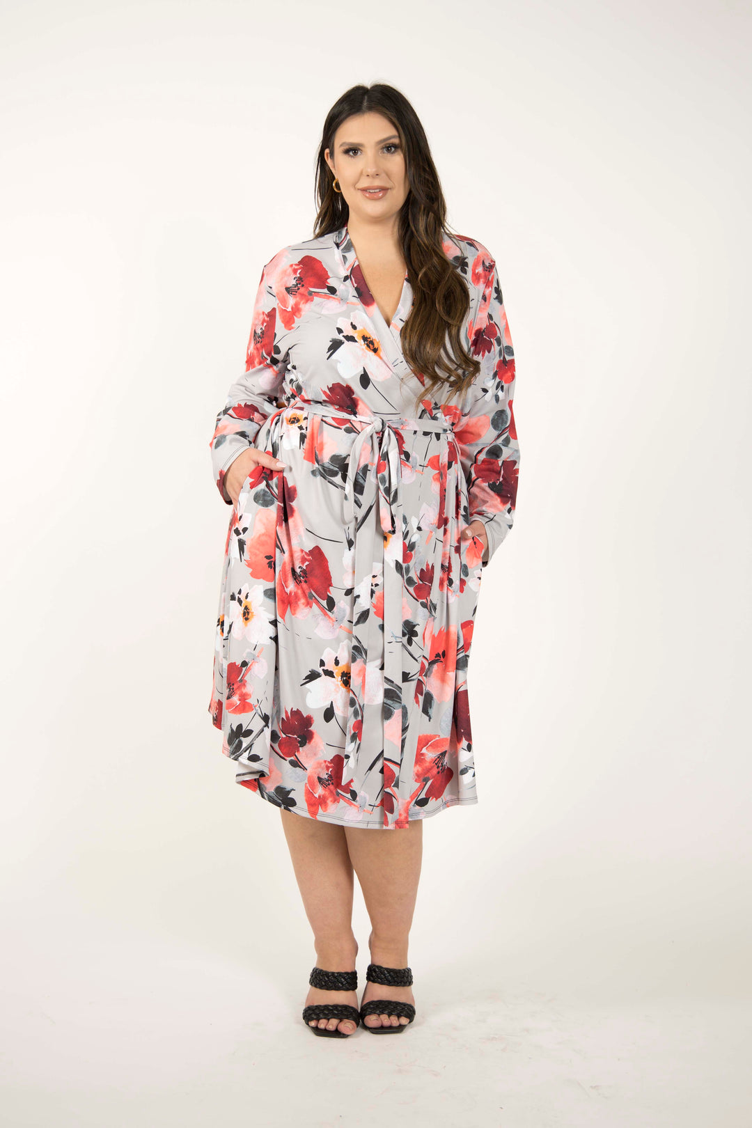 The Perfect Plus Wrap Dress - Maxi Sante Grace The Perfect Plus Wrap Dress - Maxi Sante Grace