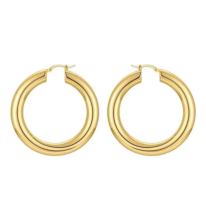 The Basic Everyday Hoop - available in 18k gold or silver