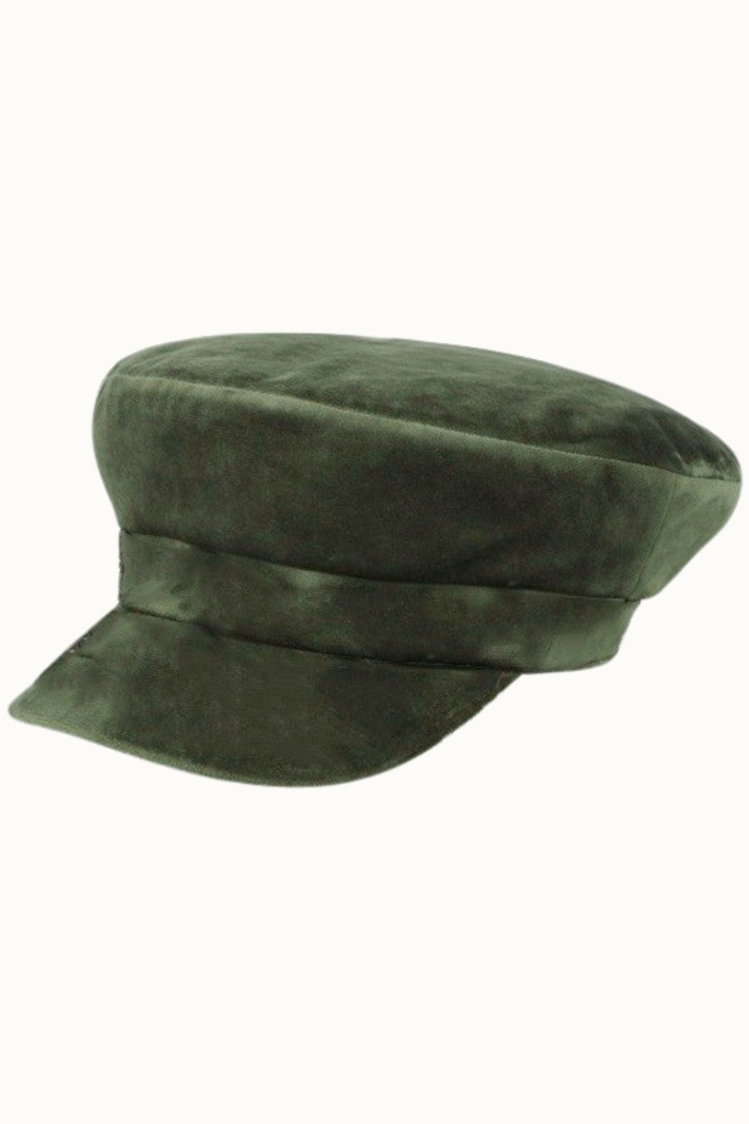 Gio fiddler cap - Olive Velvet