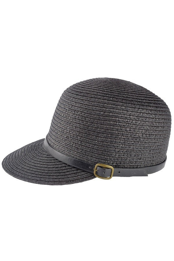 Black Straw riding hat