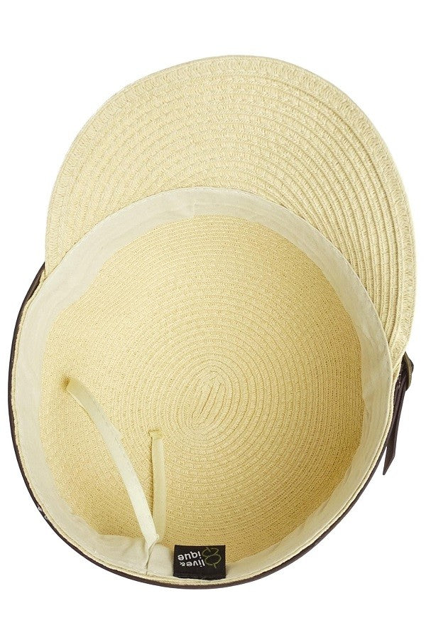 Black Straw riding hat