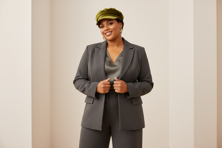 Gio fiddler cap - Olive Velvet