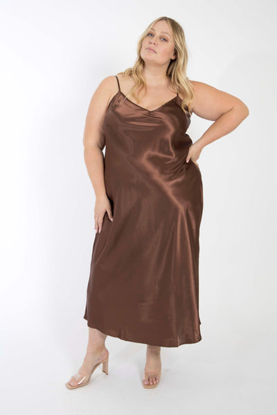 The Best Curve Bias Cut Bamboo Slip Dress - 2023 Colors