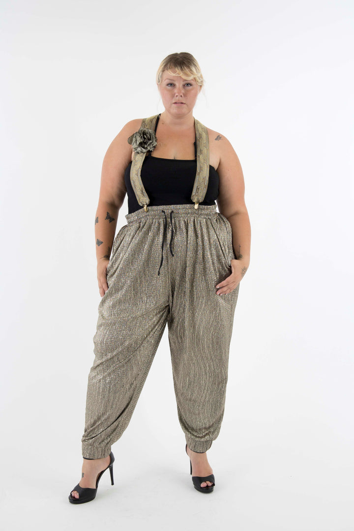 Luxury Crinkle Evening Jogger