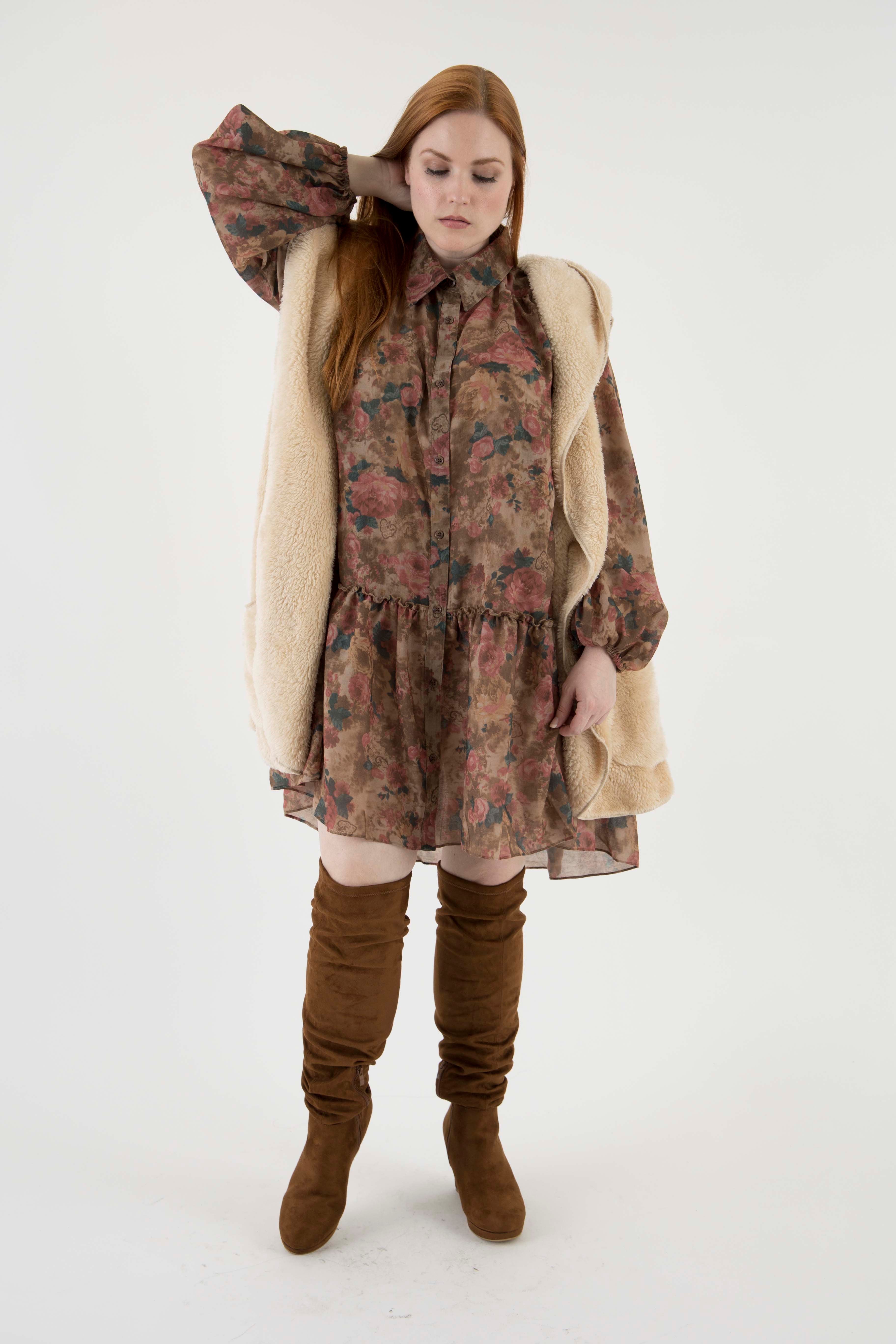 Luxury Plus Size Cotton Voile Floral Tunic – Sante Grace
