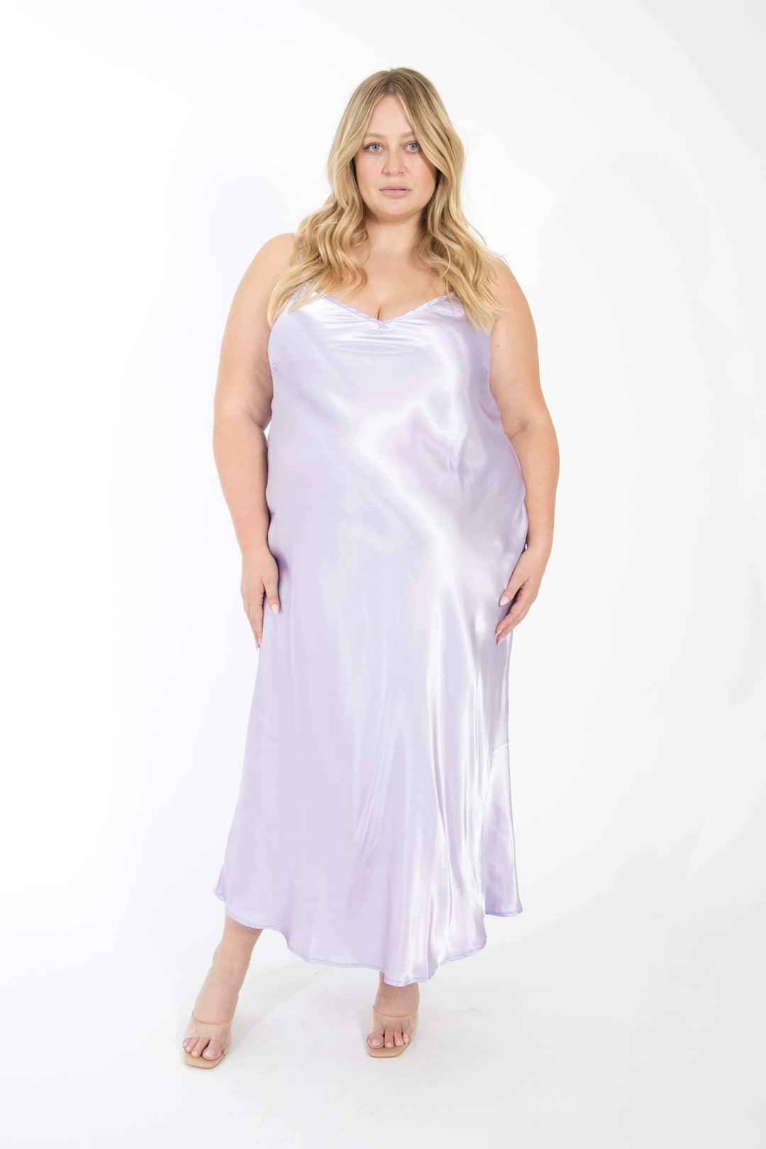 plus size satin slip dress The Best Curve Bias Cut Slip Dress